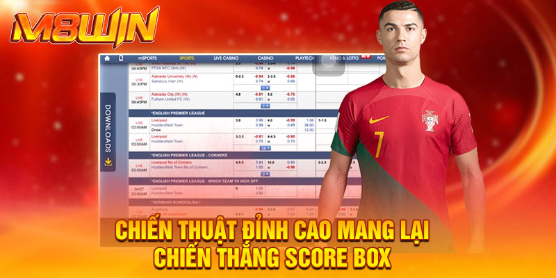 Chiến thuật đỉnh cao mang lại chiến thắng score box