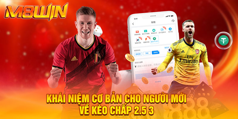 Khái niệm cơ bản cho người mới về kèo chấp 2.5 3